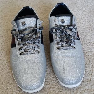 gucci bambi web metallic sneakers